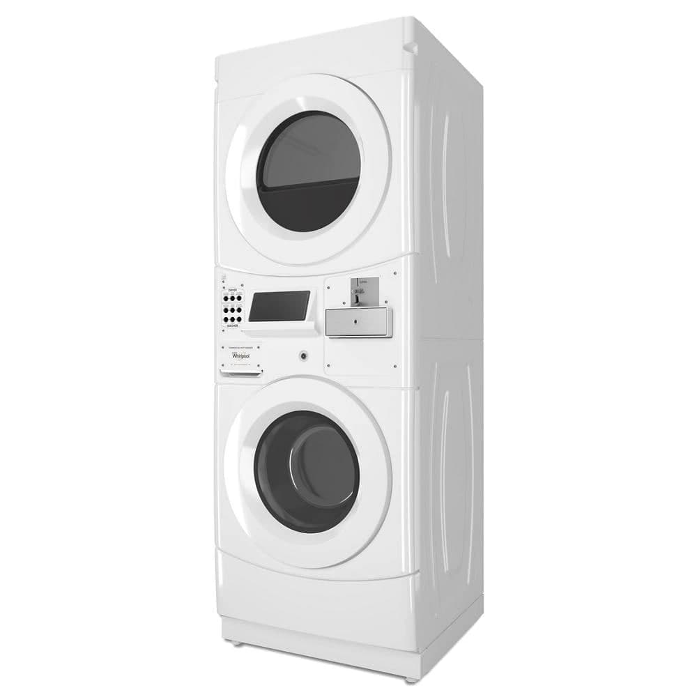 Whirlpool Commercial Gas Stack Washer/Dryer, Coin Equipped