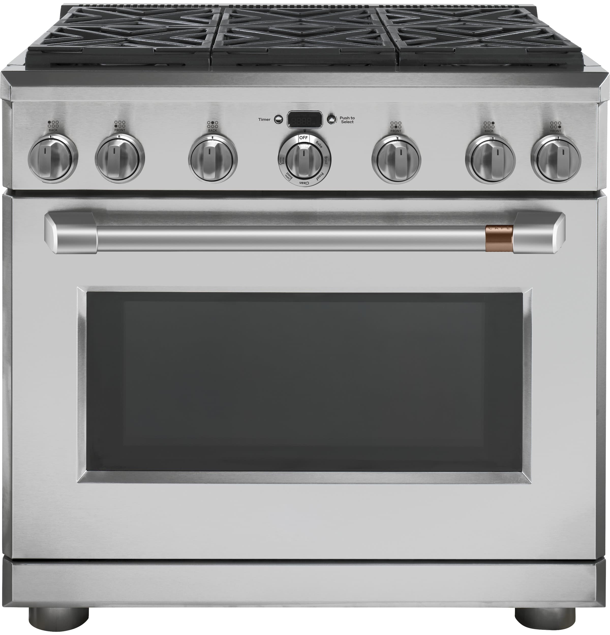 36" All-Gas Commercial-Style Range with 6 Burners (Natural Gas)