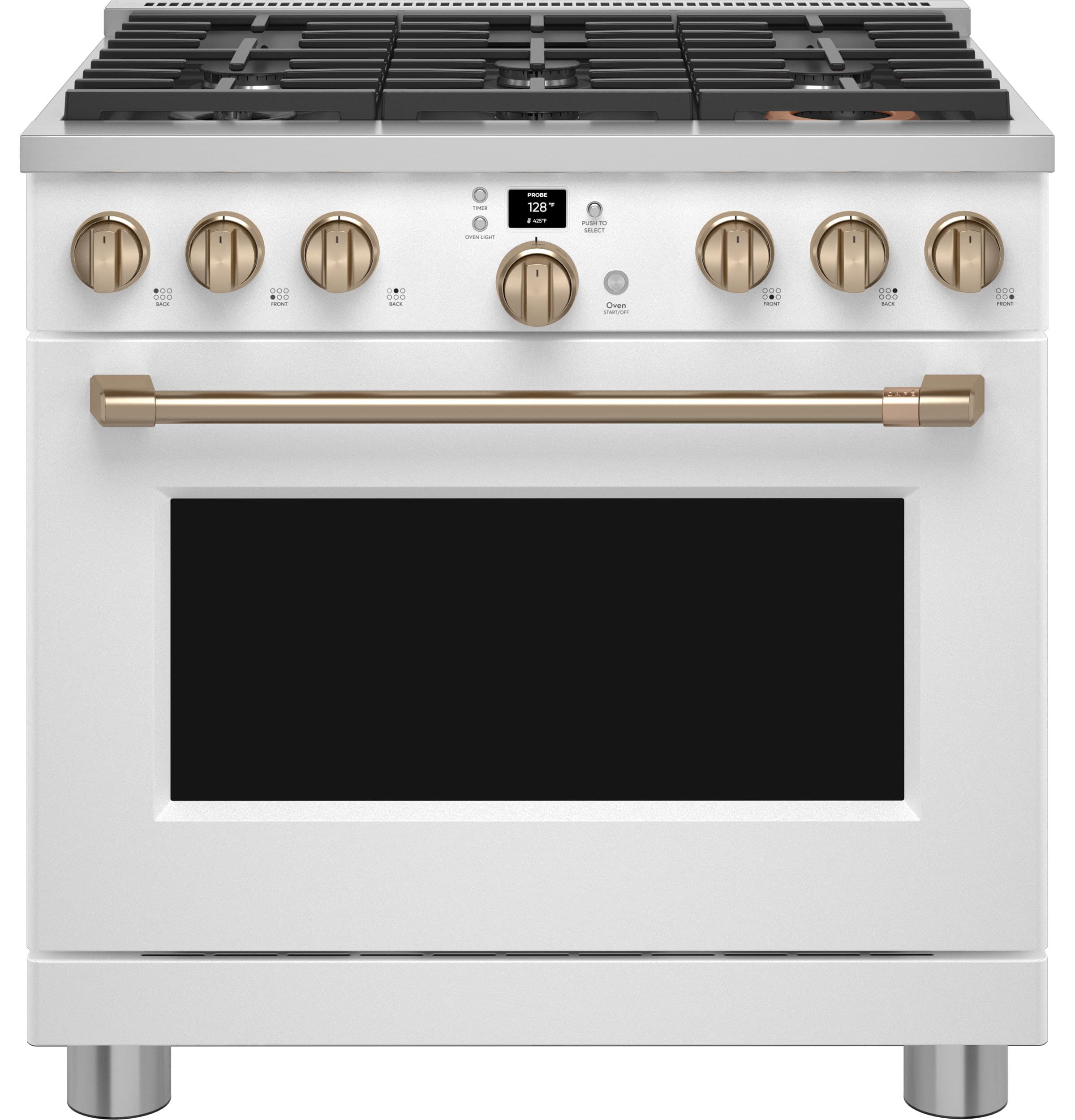CAFÉ™ 36" Smart All-Gas Commercial-Style Range with 6 Burners (Natural Gas)