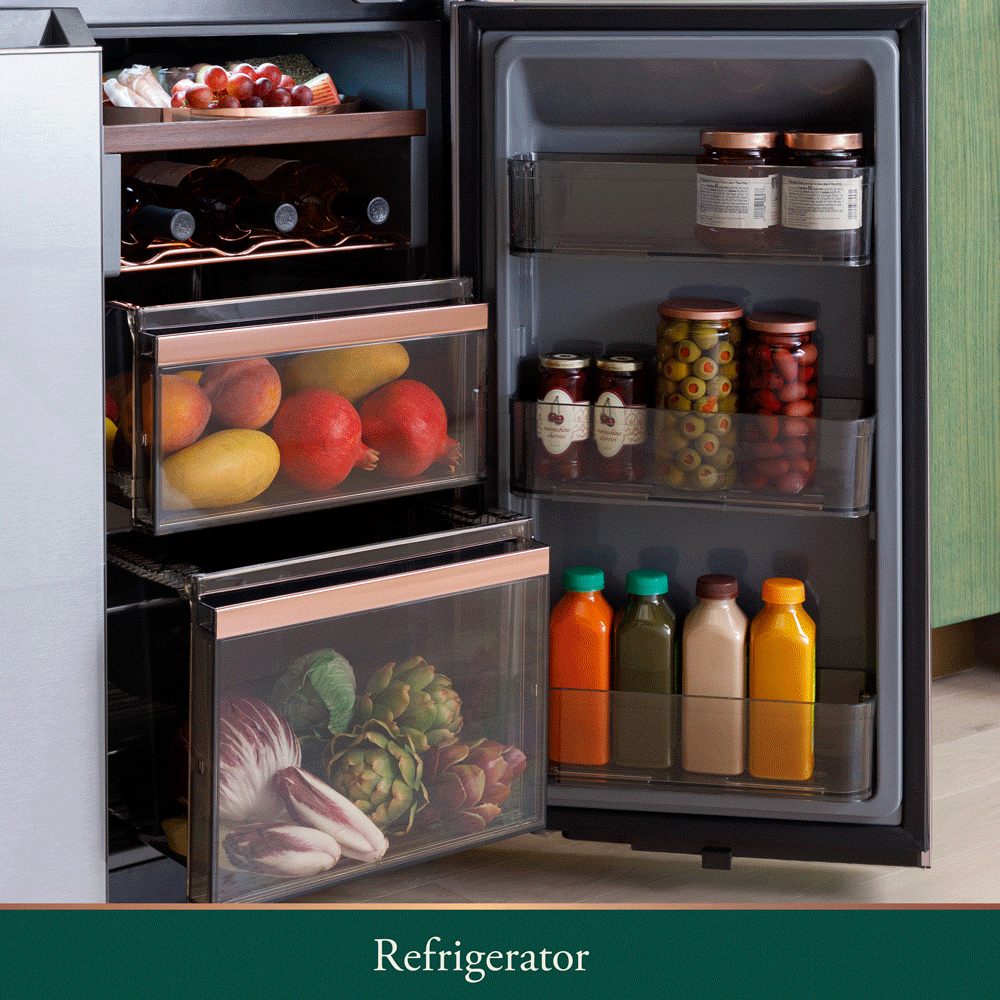 Energy Star® 22.9 Cu. Ft. Smart Counter-depth Quad-door Refrigerator In Platinum Glass With Dual-dispense Autofill Pitcher view 30