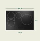 CAFÉ™ Series ENERGY STAR® 30" Built-In Touch Control Induction Cooktop view 3