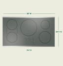 Café Series 36" Built-in Touch Control Induction Cooktop view 25