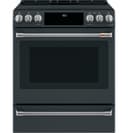30" Smart Slide-In, Front-Control, Induction and Convection Range with Warming Drawer view 1