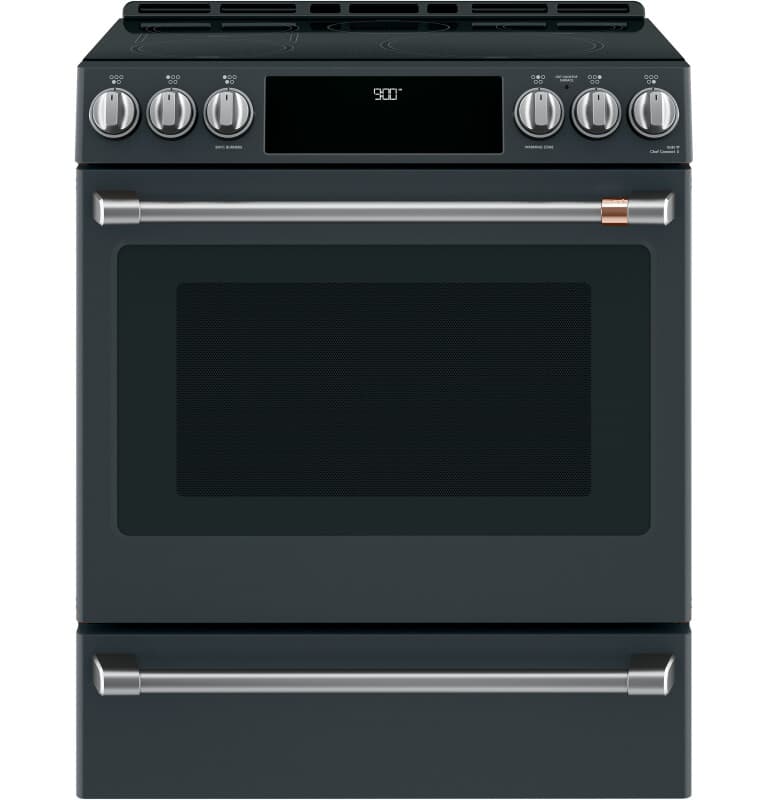 30" Smart Slide-In, Front-Control, Induction and Convection Range with Warming Drawer