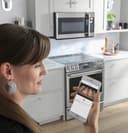 30" Smart Slide-in, Front-control, Induction And Convection Range With In-oven Camera view 19