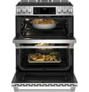 30" Smart Slide-in, Front-control, Induction And Convection Double-oven Range view 21