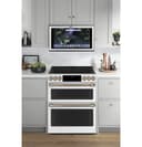 30" Smart Slide-in, Front-control, Induction And Convection Double-oven Range view 21