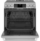 GE Series 30" Slide-In Front Control Induction and Convection Range with Warming Drawer view 18