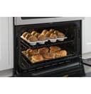 GE Series 30" Slide-In Front Control Induction and Convection Double Oven Range view 19
