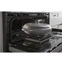 GE Series 30" Slide-In Front Control Induction and Convection Double Oven Range view 16