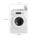 27" Commercial High-Efficiency Energy Star-Qualified Front-Load Washer Featuring Factory-Installed Coin Drop with Coin Box view 2