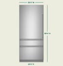 36" Integrated Bottom-freezer Refrigerator view 10