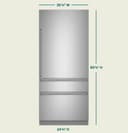 36" Integrated Bottom-freezer Refrigerator view 20