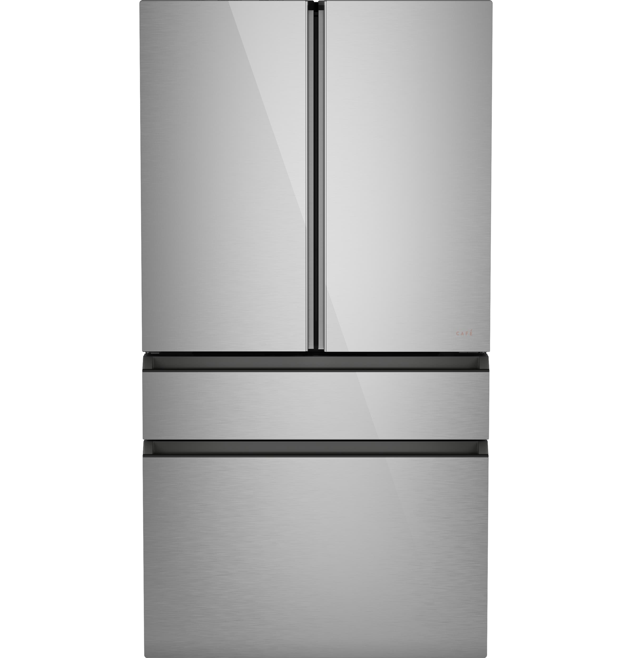 Energy Star® 23.2 Cu. Ft. Smart Counter-depth 4-door French-door Refrigerator In Platinum Glass With Dual-dispense Autofill Pitcher
