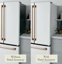 CAFÉ™ Refrigeration Matte White Side Panel, Full-Depth, Left view 4