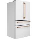 CAFÉ™ Refrigeration Matte White Side Panel, Counter-Depth, 4-Door, Left view 4