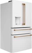 CAFÉ™ Refrigeration Matte White Side Panel, Full-Depth, 4-Door, Left view 2