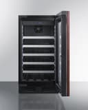 18" Wide Built-In Wine Cellar (Panel Not Included) view 3