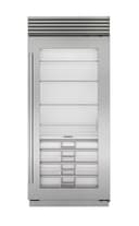 36" Classic Refrigerator with Glass Door - Pro Handle view 1