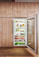 36" Classic Refrigerator with Glass Door - Tubular Handle view 2