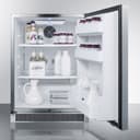 24" Wide Built-In Outdoor All-Refrigerator view 4