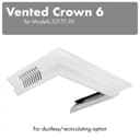 Vented Crown Molding Profile 6 For Wall Mount Range Hood view 2