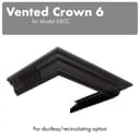 Vented Crown Molding Profile 6 for Wall Mount Range Hood view 2