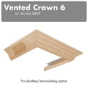 Vented Crown Molding Profile 6 for Wall Mount Range Hood view 3