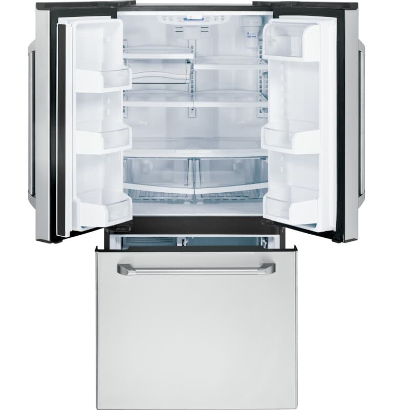 GE Series 22.1 Cu. Ft. French-Door Refrigerator with Internal Dispenser