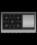 Gas Rangetop, 48", Griddle, LPG view 2