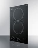 12" Wide 230V 2-Burner Radiant Cooktop view 2