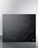 21" Wide 115V 2-Burner Radiant Cooktop view 2