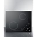21" Wide 230V 2-Burner Radiant Cooktop view 2