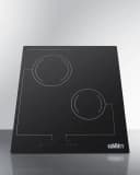 18" Wide 220V 2-Burner Radiant Cooktop view 2