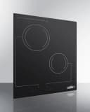 18" Wide 220V 2-Burner Radiant Cooktop view 3