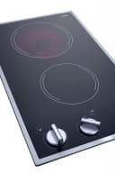 12" Wide 220/240V 2-Burner Radiant Cooktop view 3