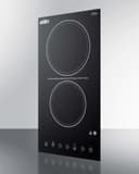 12" Wide 230V 2-Burner Radiant Cooktop view 7