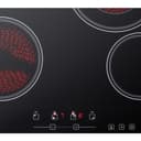 24" Wide 230V 4-Burner Radiant Cooktop view 5