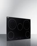 30" Wide 208-240V 5-Burner Radiant Cooktop view 2