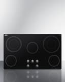 36" Wide 208-240V 5-Burner Radiant Cooktop view 1