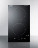 12" Wide 115V 2-Burner Radiant Cooktop With Safety Shutoff view 1