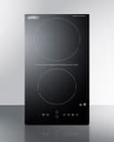 12" Wide 230V 2-Burner Radiant Cooktop With Safety Shutoff view 1