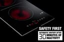12" Wide 230V 2-Burner Radiant Cooktop With Safety Shutoff view 4