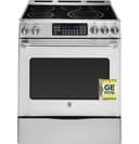 GE Series 30" Slide-In Front Control Radiant Range with Storage Drawer view 3