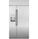 Café 48" Smart Built-in Side-by-side Refrigerator With Dispenser view 1