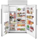 Café 48" Smart Built-in Side-by-side Refrigerator With Dispenser view 2