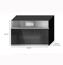 Café 30" Custom Speed Cook Oven With 120v Advantium Technology In Platinum Glass view 4