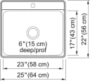 Creemore Drop In Sink - view 2