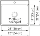 Creemore Drop In Sink - view 2
