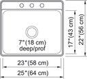 Creemore Drop In Sink - view 2